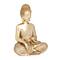 Gold Polystone Traditional Sculpture, 11" x 9" x 6"